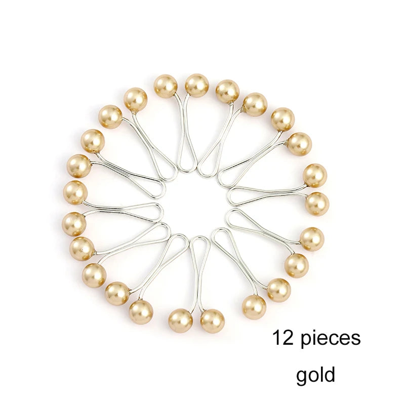 Mehrfarbige Kopftuch-Perlen-Pins, Clips, Pins, Hijab-Schal-Clips, muslimischer arabischer Schal, islamisches Zubehör, Damenschmuckps Muslim Arab Shawl Islamic Accessories Women Jewelry