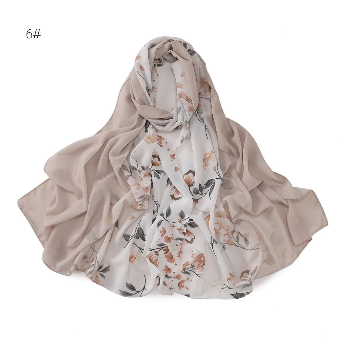 Muslimische Chiffon-Hijabs für Frauen, lange Kopfwickel, Hijabs, Schals, Khimar, Islam, Turban, Schleier, Jersey-Hijabs