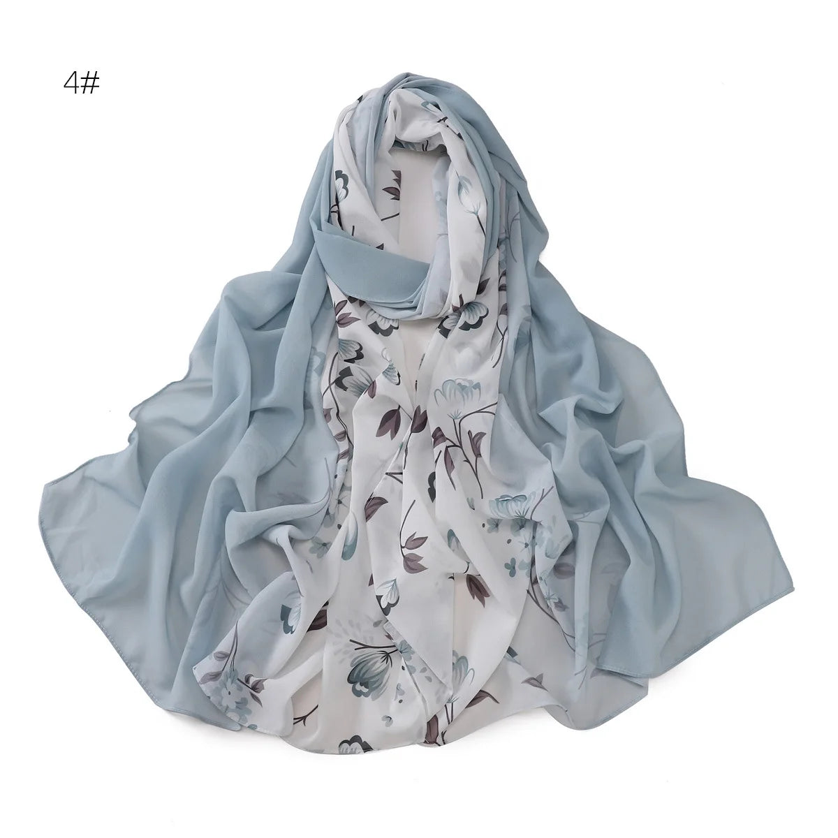 Muslimische Chiffon-Hijabs für Frauen, lange Kopfwickel, Hijabs, Schals, Khimar, Islam, Turban, Schleier, Jersey-Hijabs