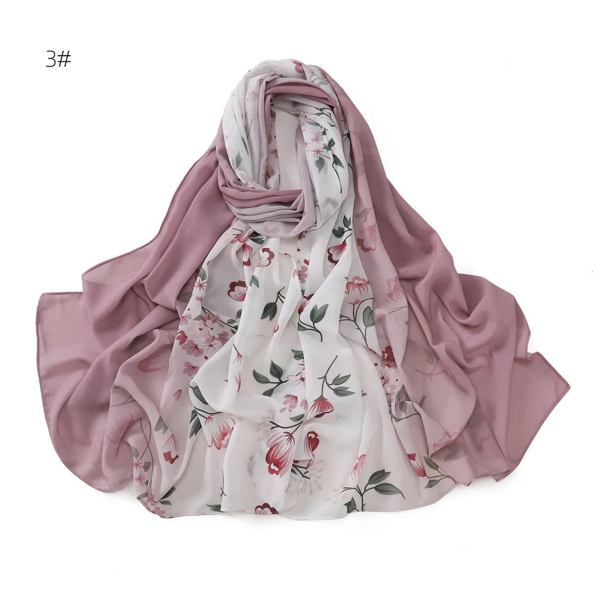 Muslimische Chiffon-Hijabs für Frauen, lange Kopfwickel, Hijabs, Schals, Khimar, Islam, Turban, Schleier, Jersey-Hijabs
