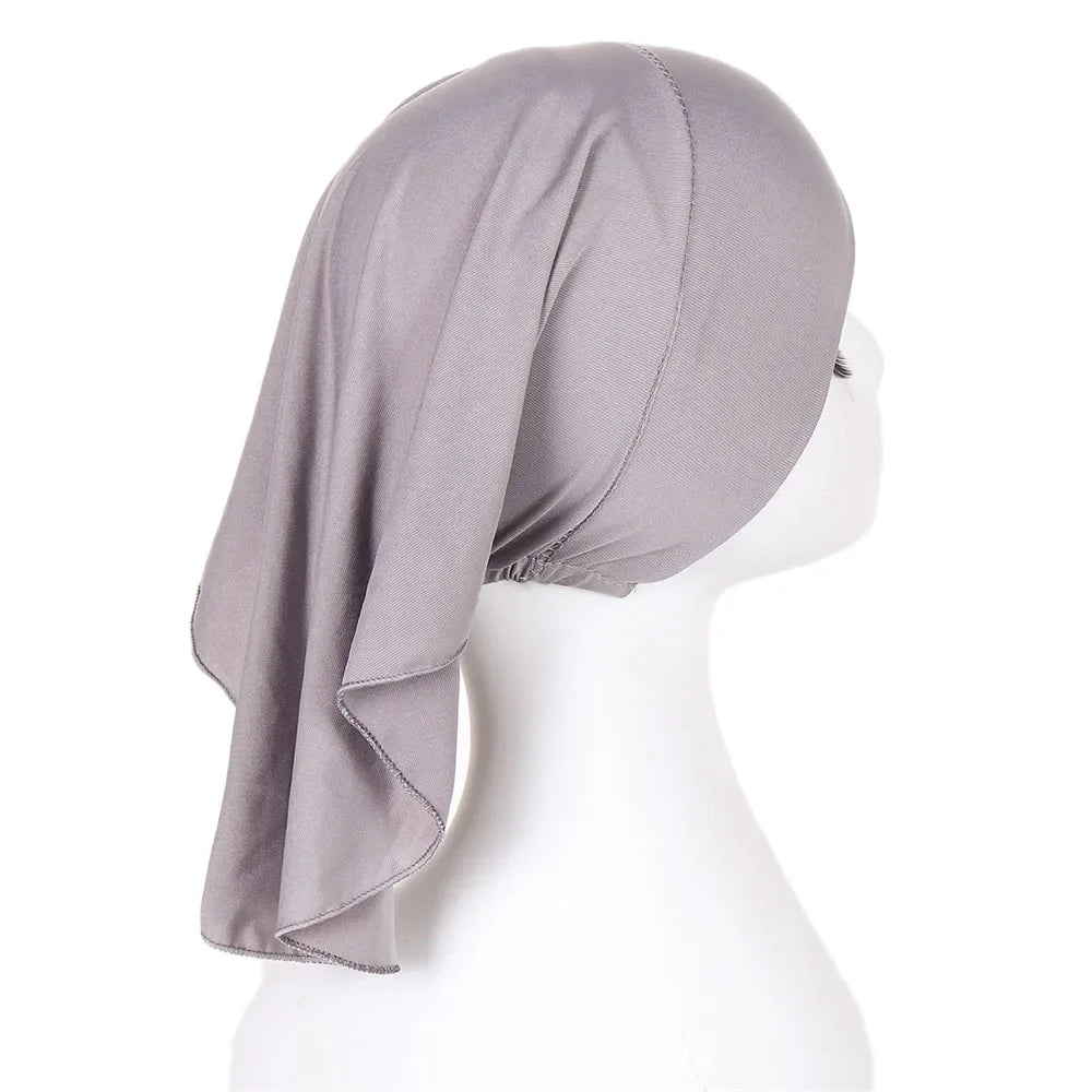 muslimische innere Hijab-Kappen Stretch-Turban-Kappe islamische Untertuch-Mütze Hut Weibliches Stirnband Schals