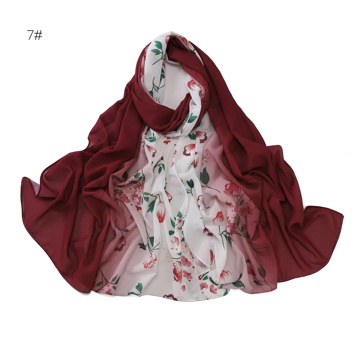Muslimische Chiffon-Hijabs für Frauen, lange Kopfwickel, Hijabs, Schals, Khimar, Islam, Turban, Schleier, Jersey-Hijabs