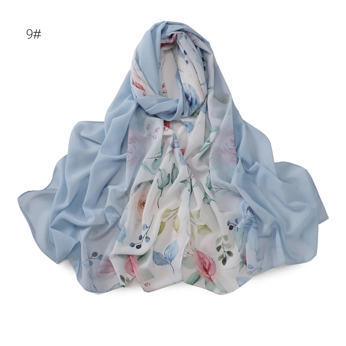 Muslimische Chiffon-Hijabs für Frauen, lange Kopfwickel, Hijabs, Schals, Khimar, Islam, Turban, Schleier, Jersey-Hijabs