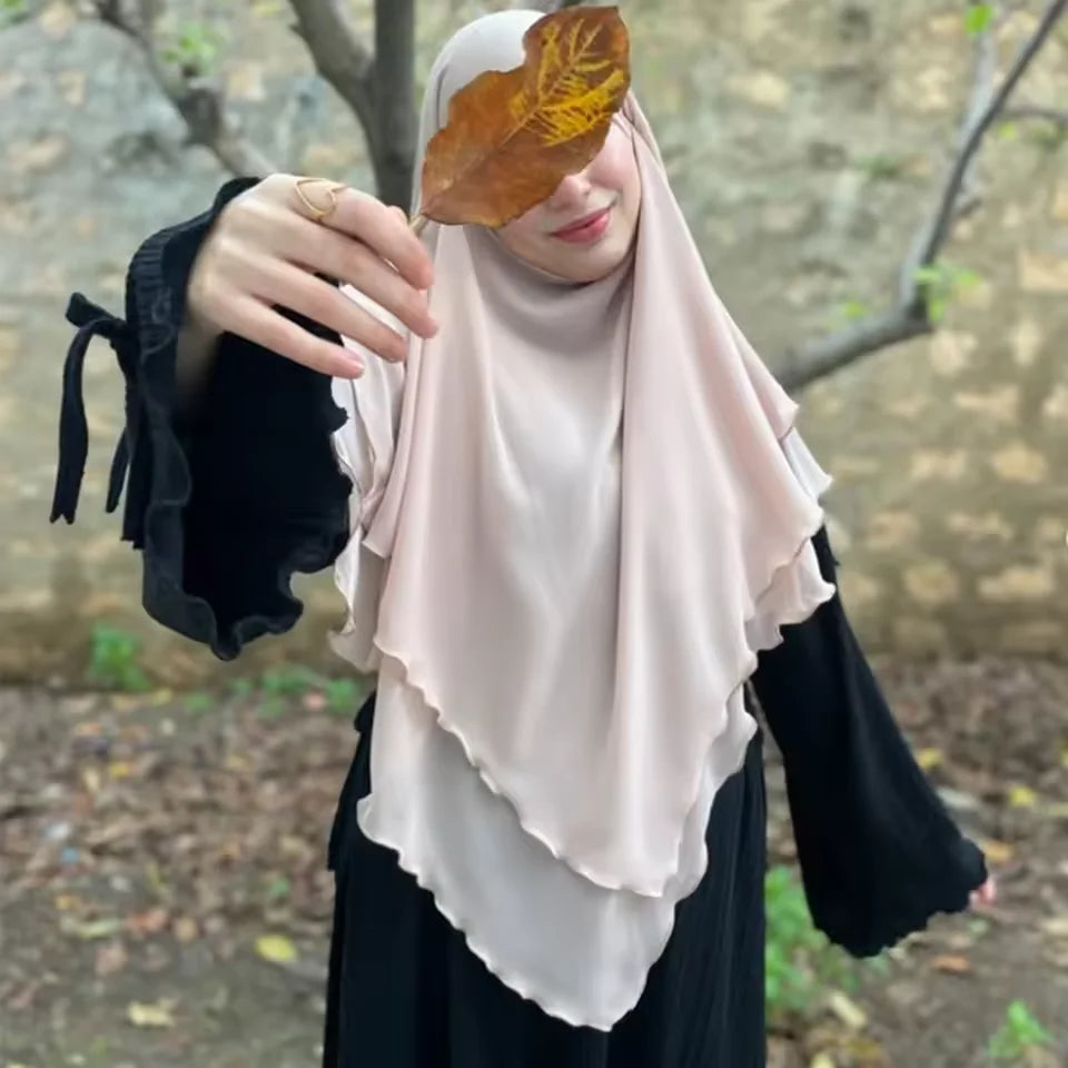 Khimar Muslimische Frau Abaya Islam Turban Robe Schal Hijab Ramadan Kleid Schleier Islam Kleidung Kopftuch