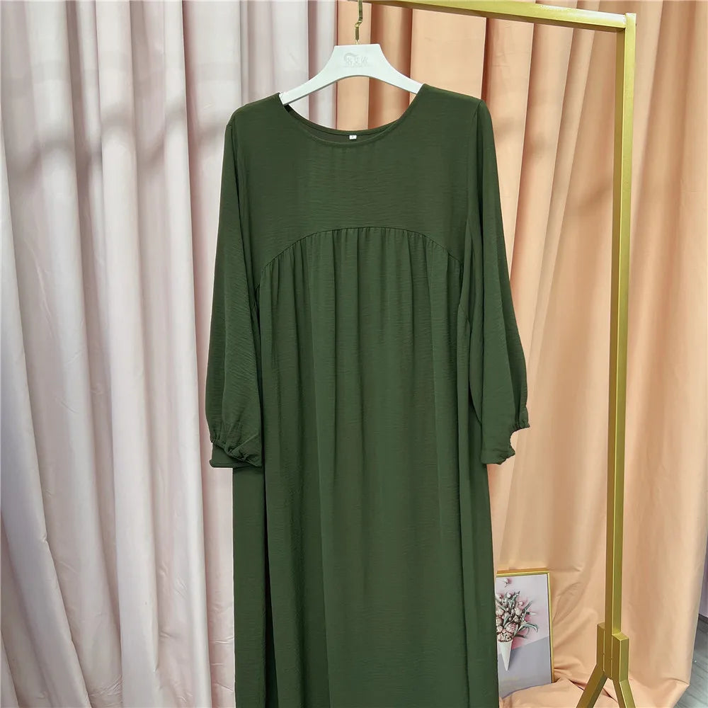 Abaya Muslimische Frauen Lang Gebet Kaftan Kleider für Kleidung Mode Schwarz Grün Kaftan