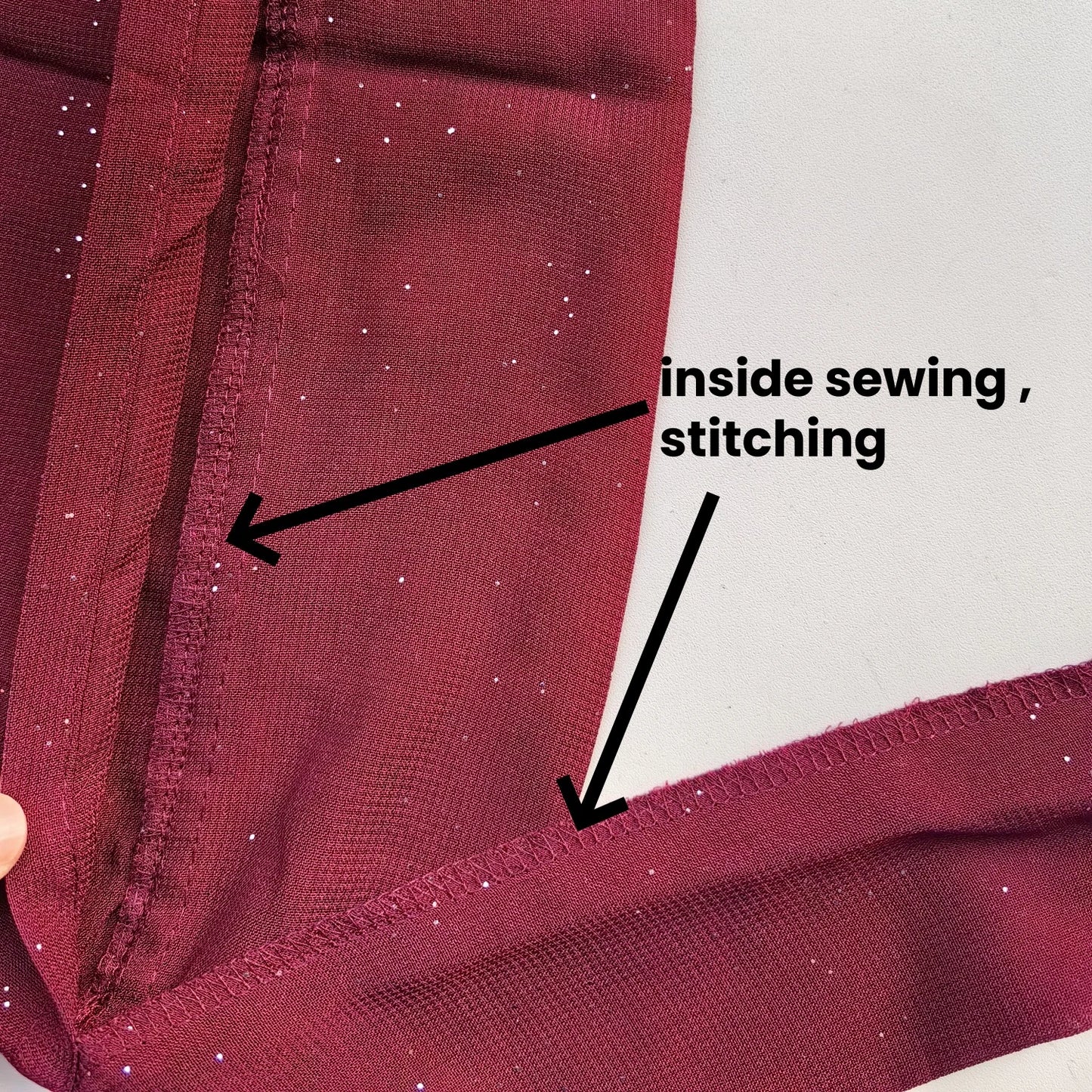 Khimar Neues Design, Glitzer, muslimisches Gebetshijab für Frauen, leichtes Polyester-Tschador, 2 Schichten, fließender Lady Khimar