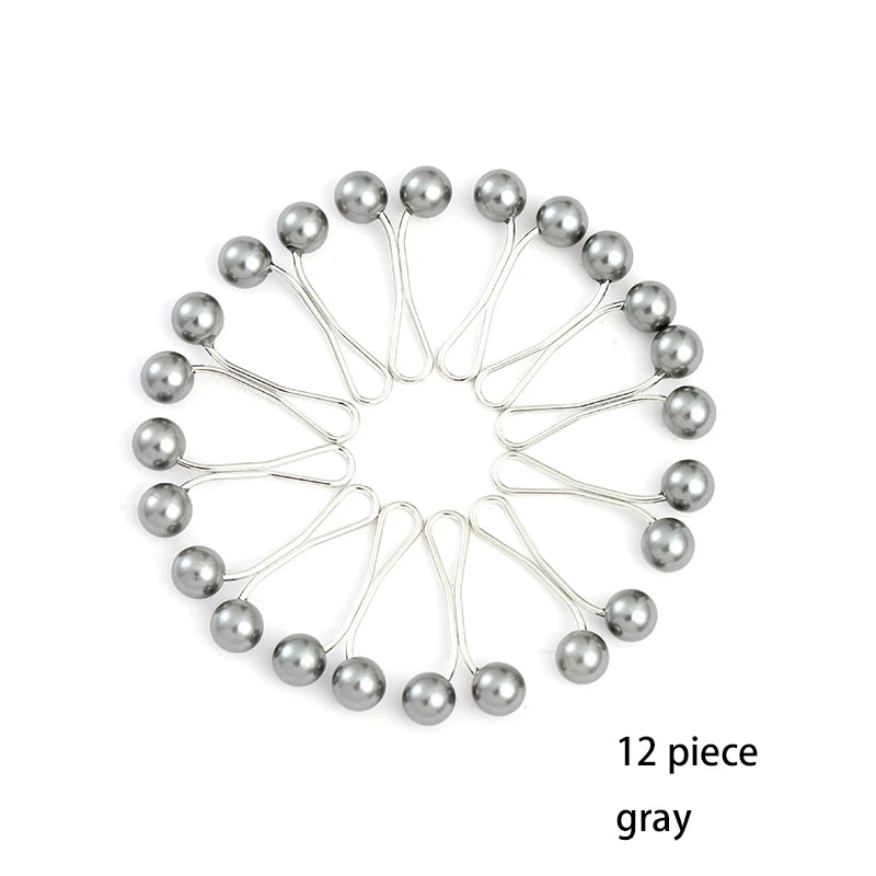 Mehrfarbige Kopftuch-Perlen-Pins, Clips, Pins, Hijab-Schal-Clips, muslimischer arabischer Schal, islamisches Zubehör, Damenschmuckps Muslim Arab Shawl Islamic Accessories Women Jewelry