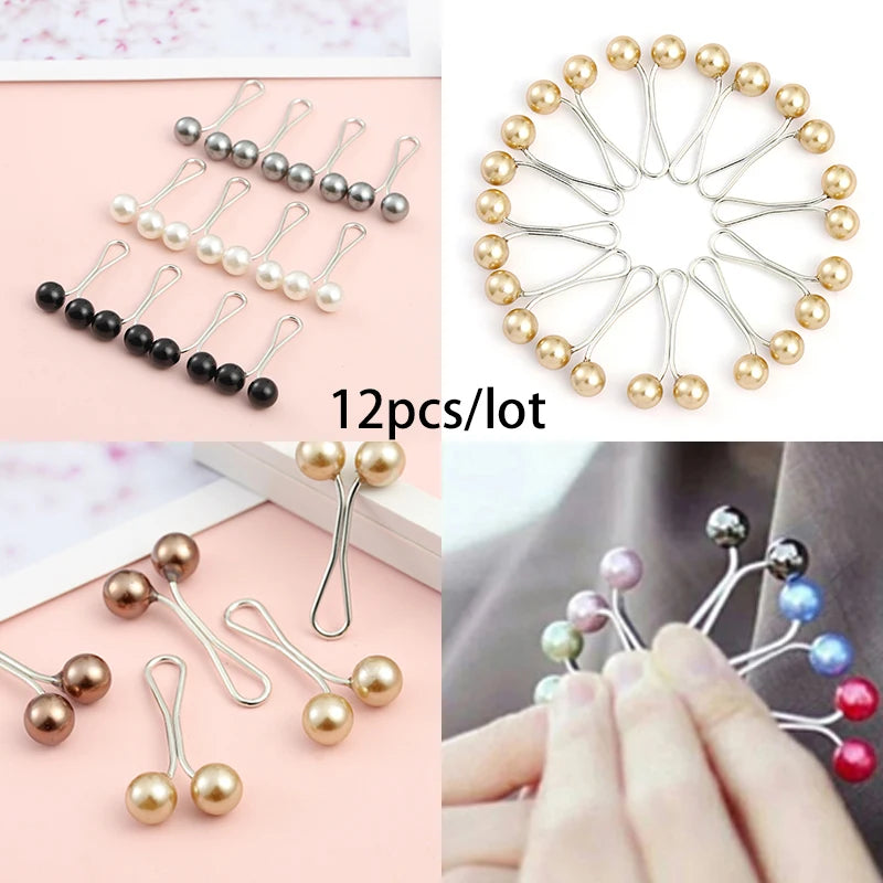 Mehrfarbige Kopftuch-Perlen-Pins, Clips, Pins, Hijab-Schal-Clips, muslimischer arabischer Schal, islamisches Zubehör, Damenschmuckps Muslim Arab Shawl Islamic Accessories Women Jewelry