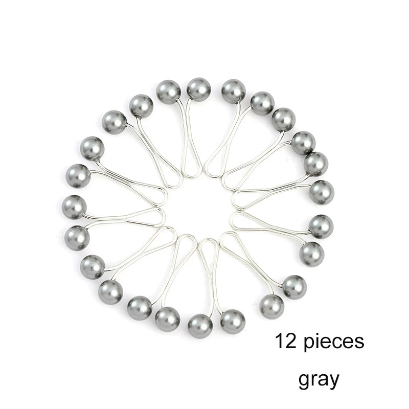 Mehrfarbige Kopftuch-Perlen-Pins, Clips, Pins, Hijab-Schal-Clips, muslimischer arabischer Schal, islamisches Zubehör, Damenschmuckps Muslim Arab Shawl Islamic Accessories Women Jewelry