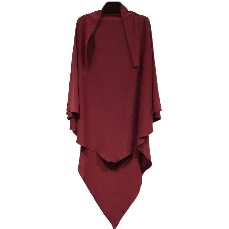 Khimar, islamischer Frauen-Hijab, ärmellose Oberteile, Abaya, Jilbab, Ramadan-Abayas, muslimischer arabischer Niqab-Hijab