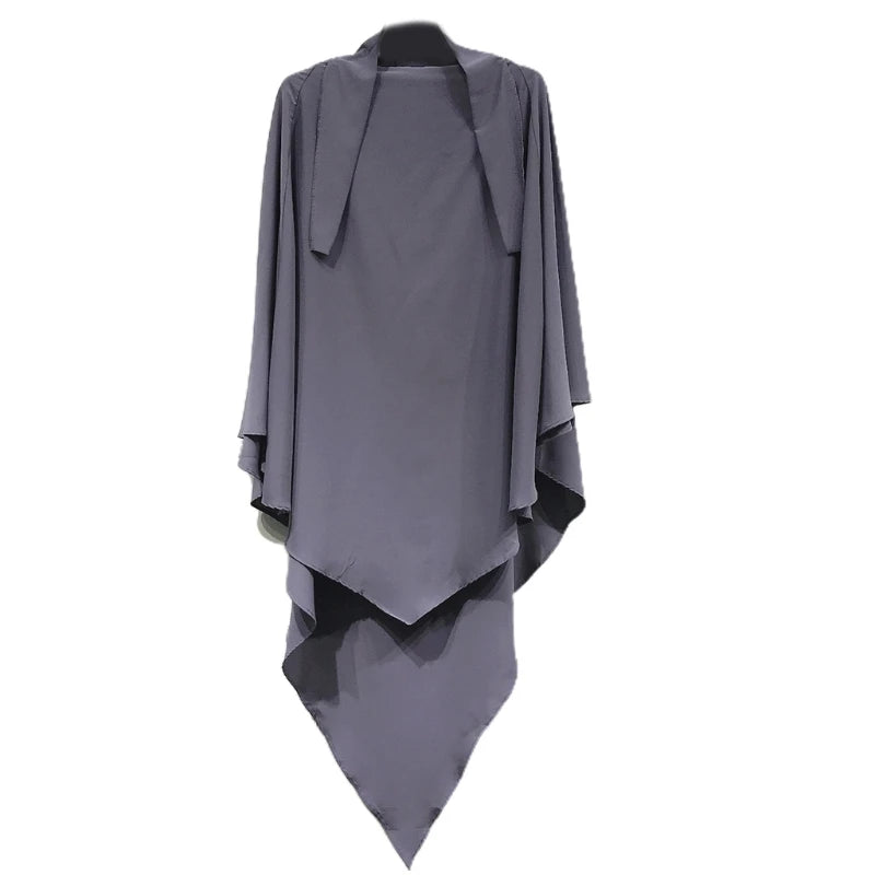 Khimar, islamischer Frauen-Hijab, ärmellose Oberteile, Abaya, Jilbab, Ramadan-Abayas, muslimischer arabischer Niqab-Hijab