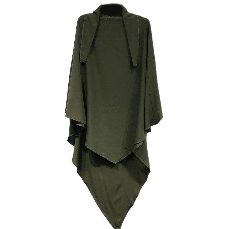 Khimar, islamischer Frauen-Hijab, ärmellose Oberteile, Abaya, Jilbab, Ramadan-Abayas, muslimischer arabischer Niqab-Hijab