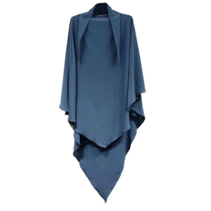 Khimar, islamischer Frauen-Hijab, ärmellose Oberteile, Abaya, Jilbab, Ramadan-Abayas, muslimischer arabischer Niqab-Hijab