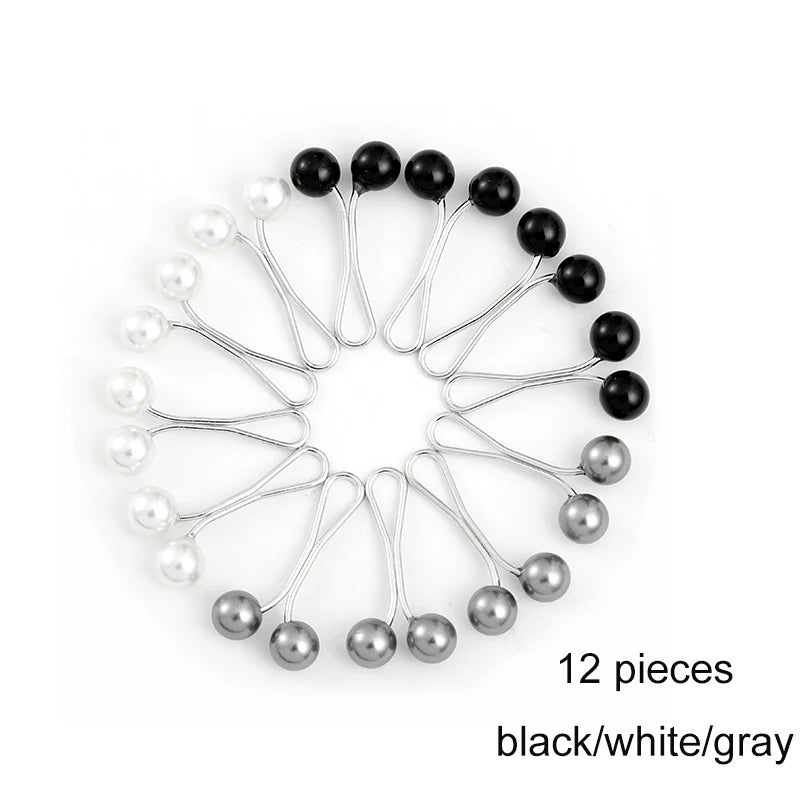 Mehrfarbige Kopftuch-Perlen-Pins, Clips, Pins, Hijab-Schal-Clips, muslimischer arabischer Schal, islamisches Zubehör, Damenschmuckps Muslim Arab Shawl Islamic Accessories Women Jewelry