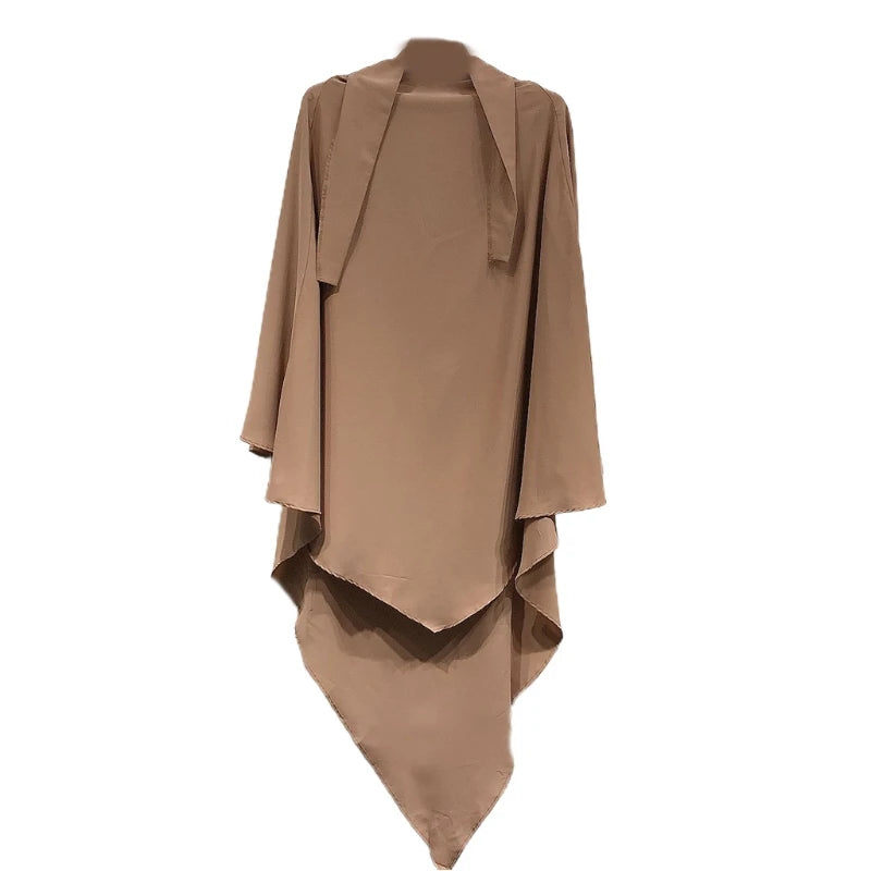 Khimar, islamischer Frauen-Hijab, ärmellose Oberteile, Abaya, Jilbab, Ramadan-Abayas, muslimischer arabischer Niqab-Hijab