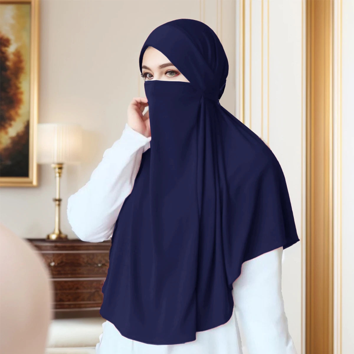 Hijab muslimischer Schal für Frauen, Hijab, islamischer muslimischer Hijab, Instant-Turban, Schal, Khimar, Kopftuch