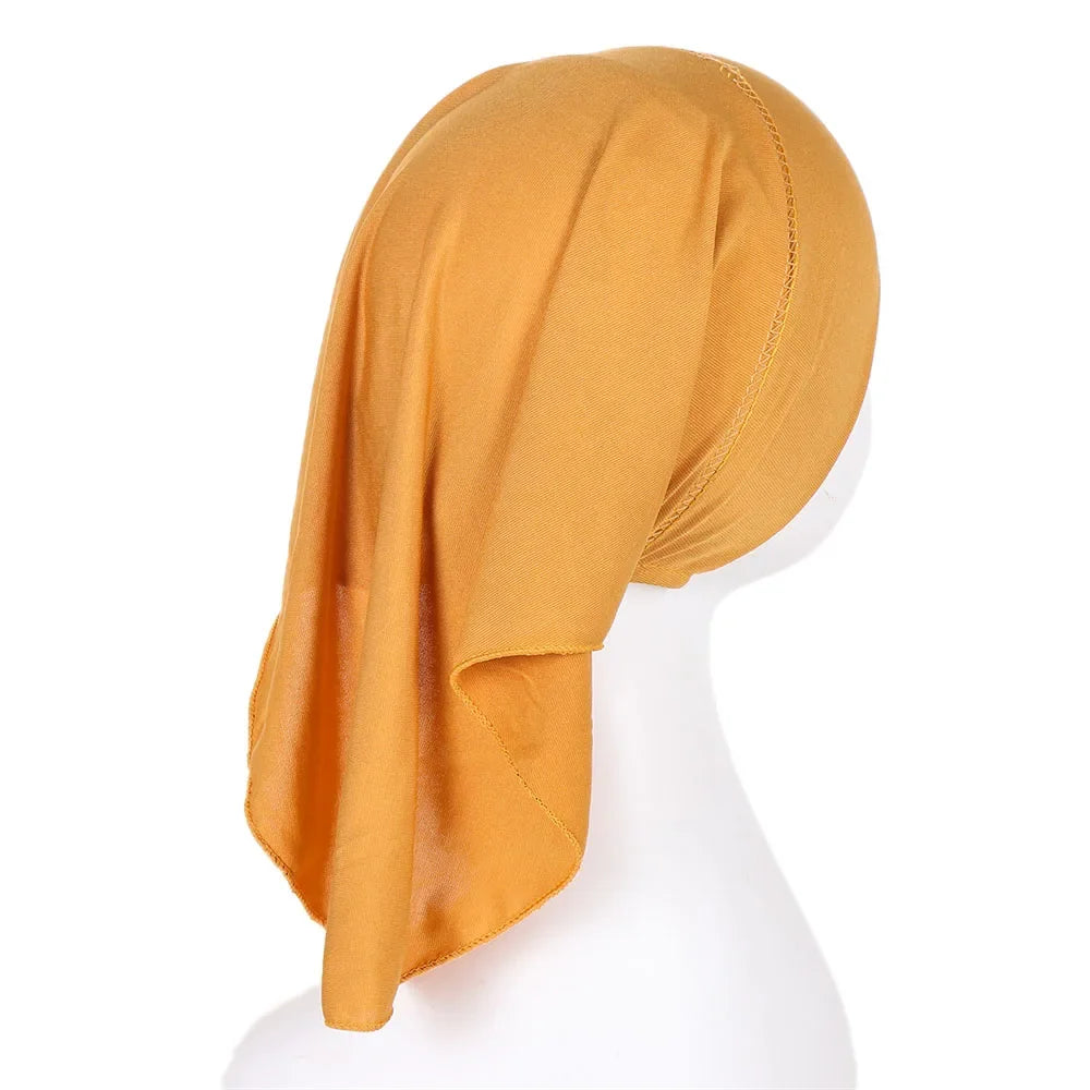 muslimische innere Hijab-Kappen Stretch-Turban-Kappe islamische Untertuch-Mütze Hut Weibliches Stirnband Schals