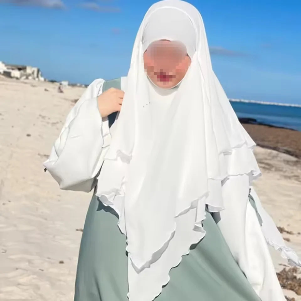 Khimar Muslimische Frau Abaya Islam Turban Robe Schal Hijab Ramadan Kleid Schleier Islam Kleidung Kopftuch