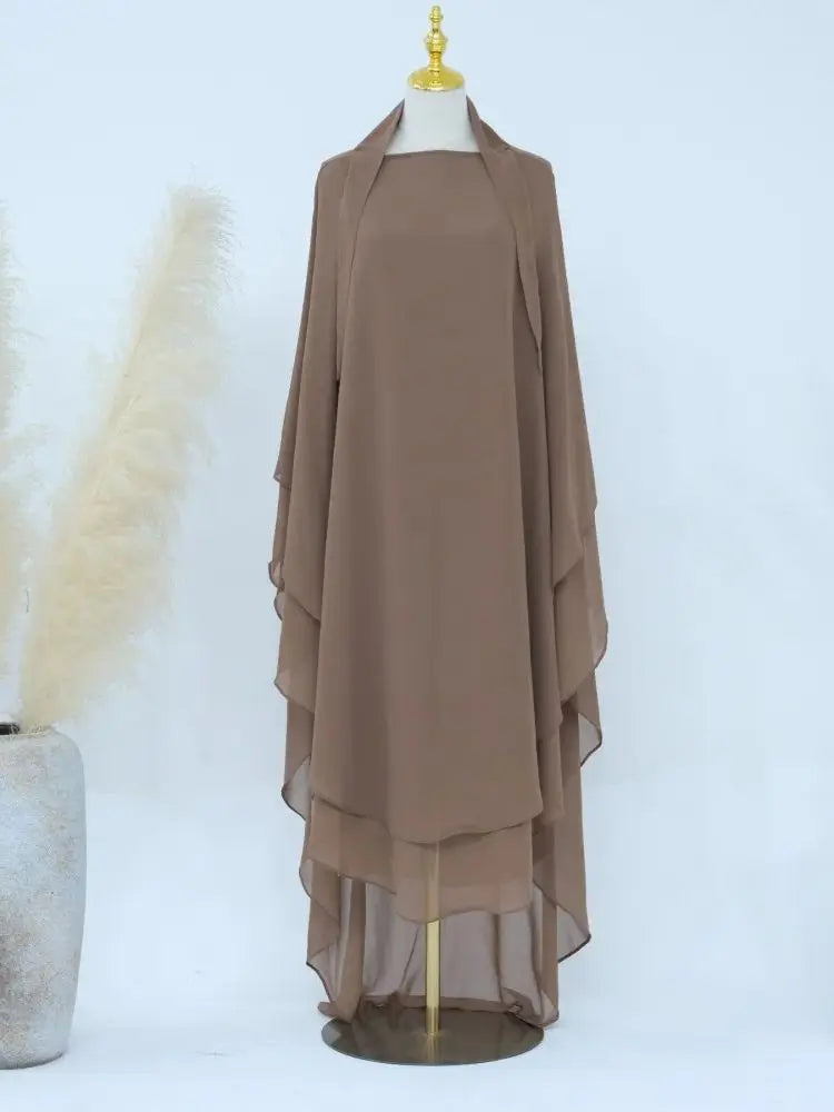 Khimar Niqab Kopftuch Abaya Damen Islam Muslim Hijab Gebetskleidung Abayas für Frauen Kebaya