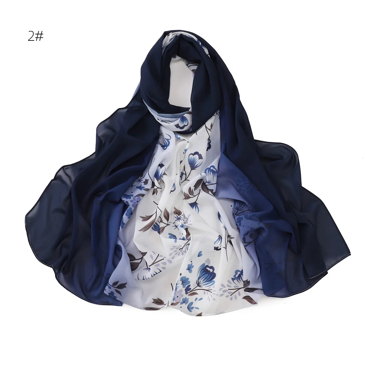 Muslimische Chiffon-Hijabs für Frauen, lange Kopfwickel, Hijabs, Schals, Khimar, Islam, Turban, Schleier, Jersey-Hijabs
