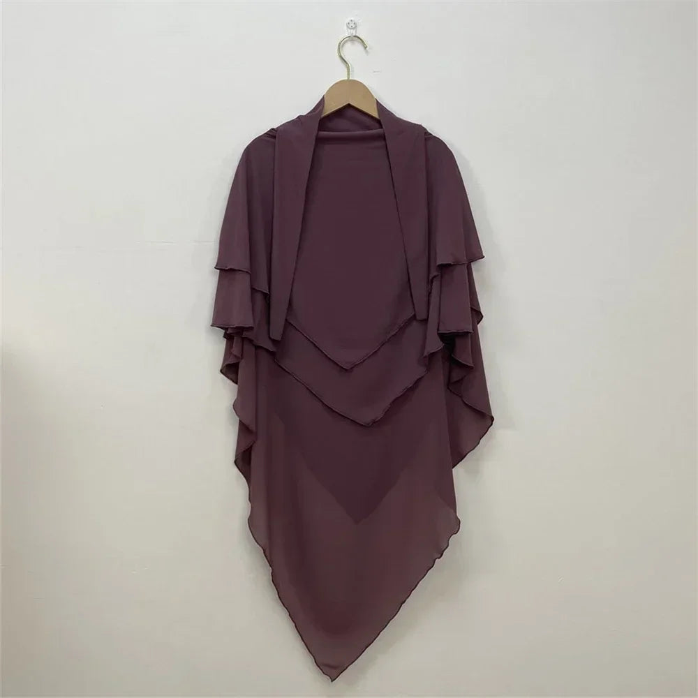 Khimar Muslimische Frau Abaya Islam Turban Robe Schal Hijab Ramadan Kleid Schleier Islam Kleidung Kopftuch