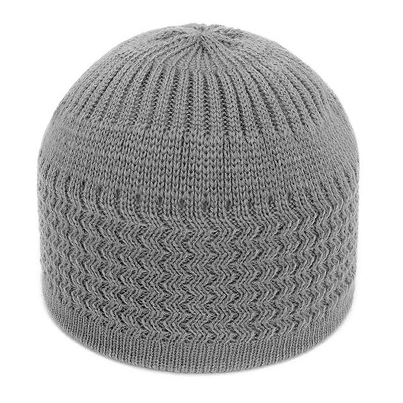 Gestrickte Muslimische Männer Gebetshüte Islamische Mütze Herren