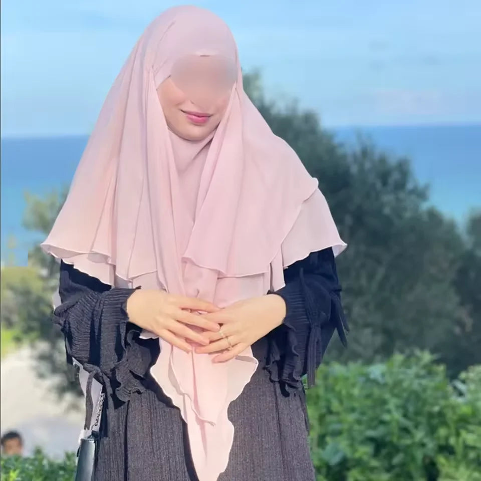 Khimar Muslimische Frau Abaya Islam Turban Robe Schal Hijab Ramadan Kleid Schleier Islam Kleidung Kopftuch