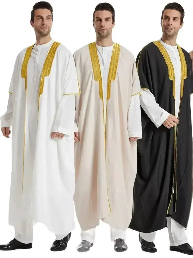 Muslimischen Mode Abaya Islam Abayas Für Gebet Kleidung Männer Robe
