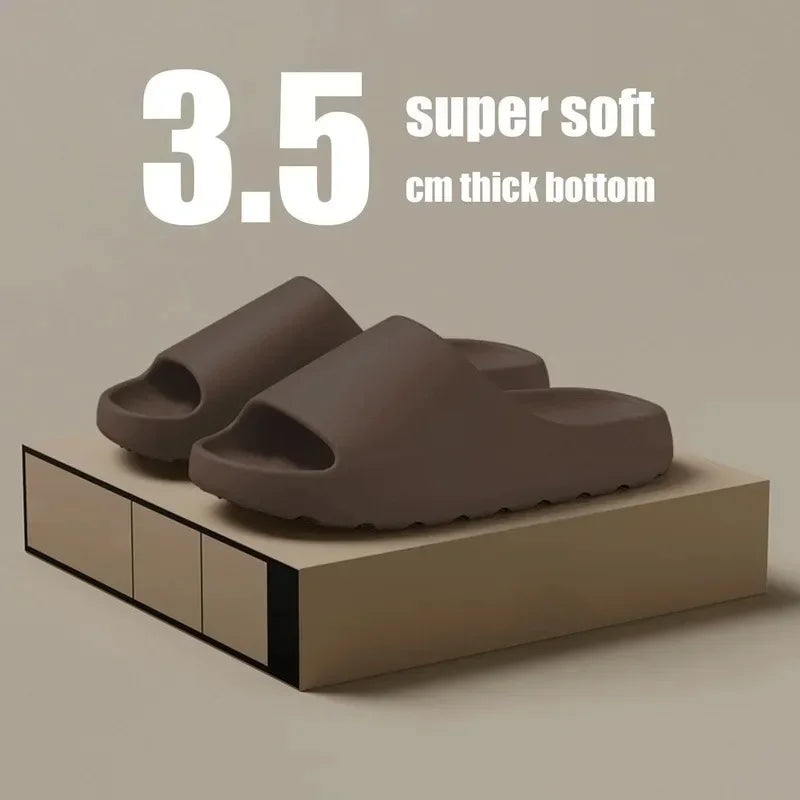 Herren-Hausschuhe mit weicher, dicker Sohle und modischen Sommer-schuhe & Yeezys-Slides für Damen, Strandsandalen