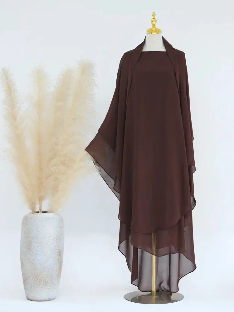 Khimar Niqab Kopftuch Abaya Damen Islam Muslim Hijab Gebetskleidung Abayas für Frauen Kebaya