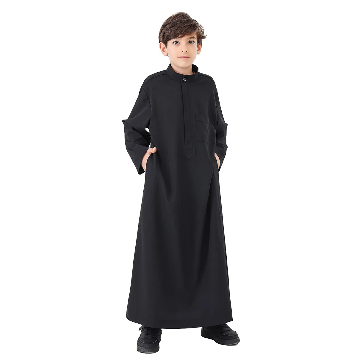 Muslimische Abaya Kinder Jungen Jubba Islam Dubai Abayas Für Gebet Kleidung Djellaba Robe