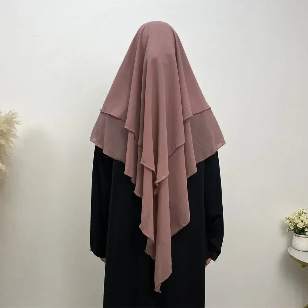 Khimar Muslimische Frau Abaya Islam Turban Robe Schal Hijab Ramadan Kleid Schleier Islam Kleidung Kopftuch