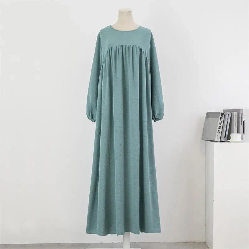 Abaya Muslimisch Kleid Frauen Robe Lang