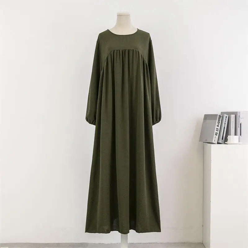 Abaya Muslimisch Kleid Frauen Robe Lang