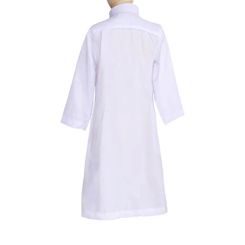 Abaya Muslimische Kinder Kleid Jubba Thobe Jungen Weiß Kaftan Islamische Kinder Gebet Robe