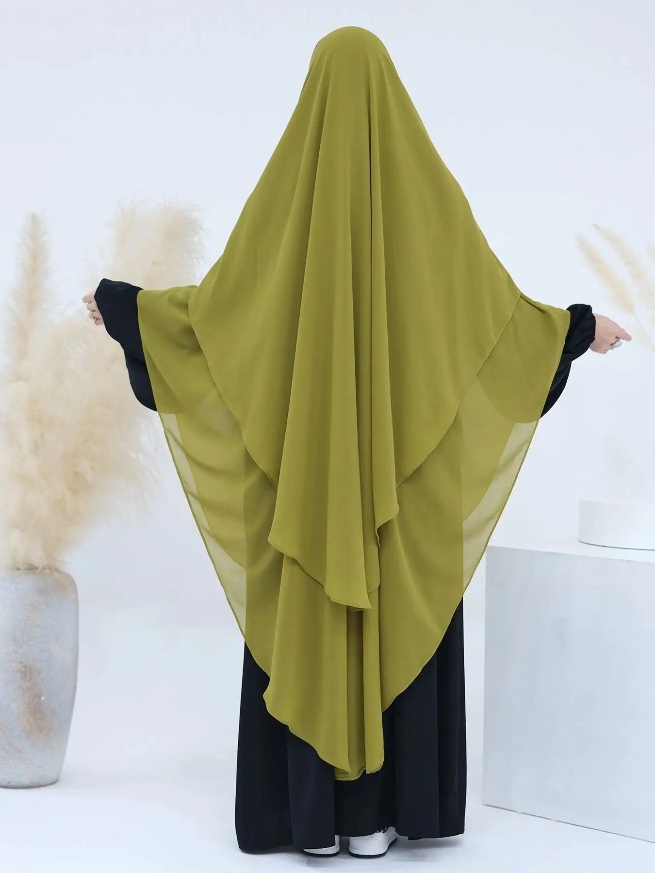 Khimar Niqab Kopftuch Abaya Damen Islam Muslim Hijab Gebetskleidung Abayas für Frauen Kebaya