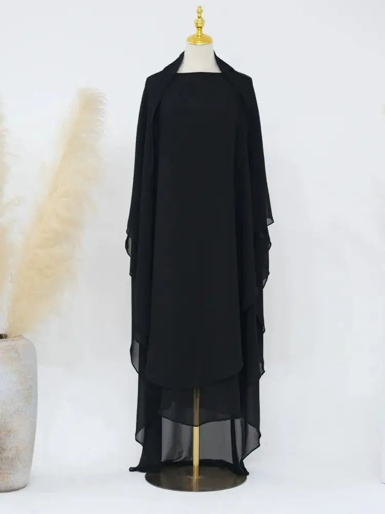 Khimar Niqab Kopftuch Abaya Damen Islam Muslim Hijab Gebetskleidung Abayas für Frauen Kebaya