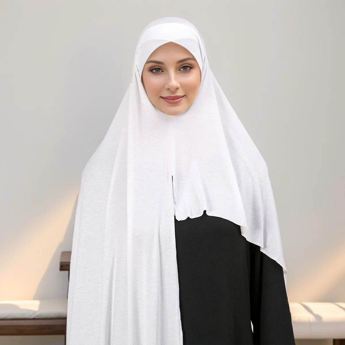 Muslimischer Schal Hijab Hijabs Jersey Kopftuch Turban Frauen Tücher Bandanas Amira Khimar Niqab Kopfbedeckung