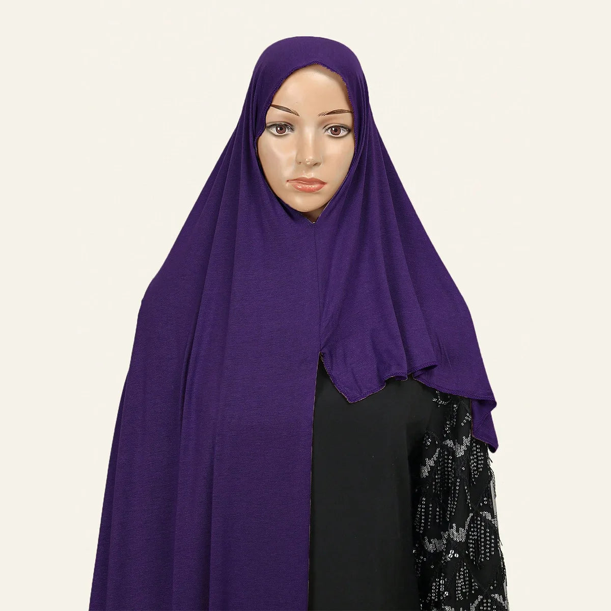 Muslimischer Schal Hijab Hijabs Jersey Kopftuch Turban Frauen Tücher Bandanas Amira Khimar Niqab Kopfbedeckung