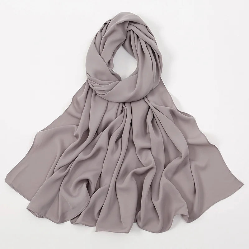 Hijab Premium Chiffon Muslim Hijabs Schal für Frauen Kopftuch Islam Turban