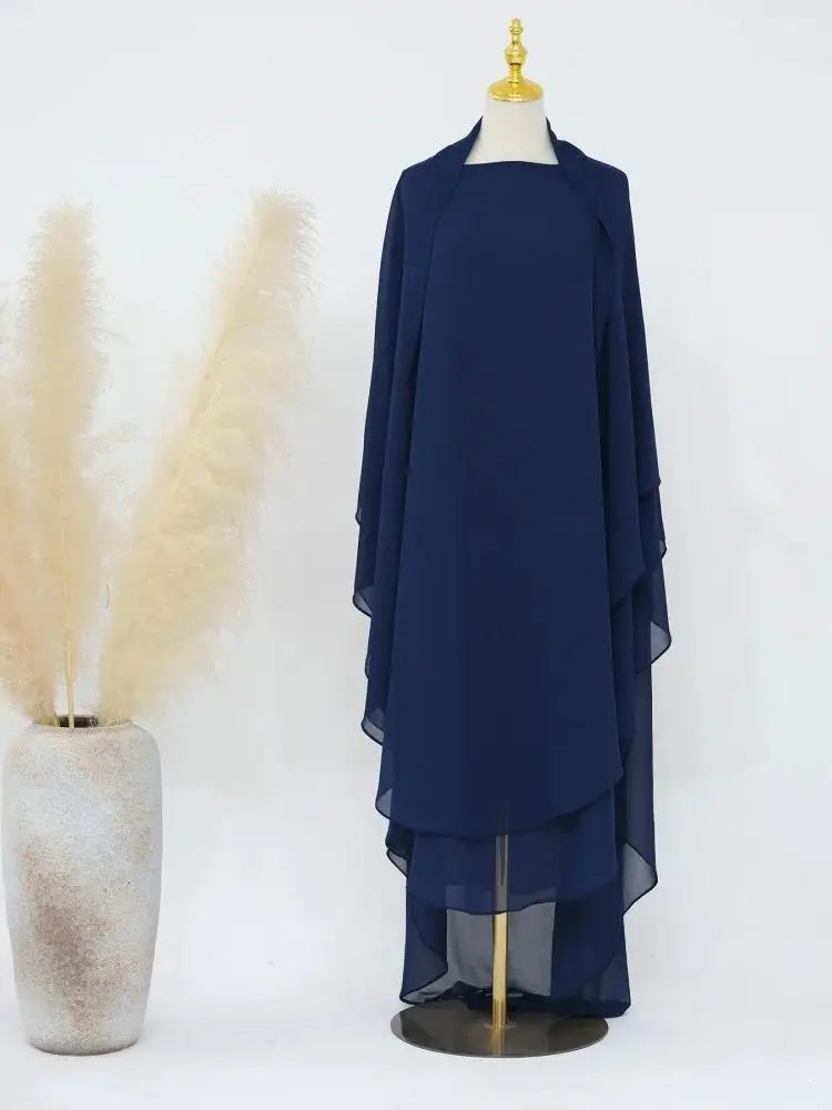 Khimar Niqab Kopftuch Abaya Damen Islam Muslim Hijab Gebetskleidung Abayas für Frauen Kebaya