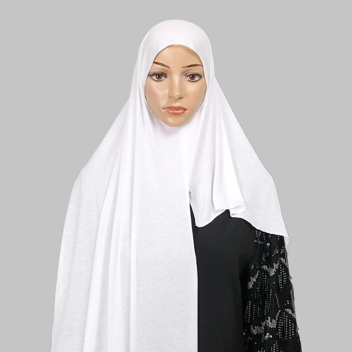 Muslimischer Schal Hijab Hijabs Jersey Kopftuch Turban Frauen Tücher Bandanas Amira Khimar Niqab Kopfbedeckung