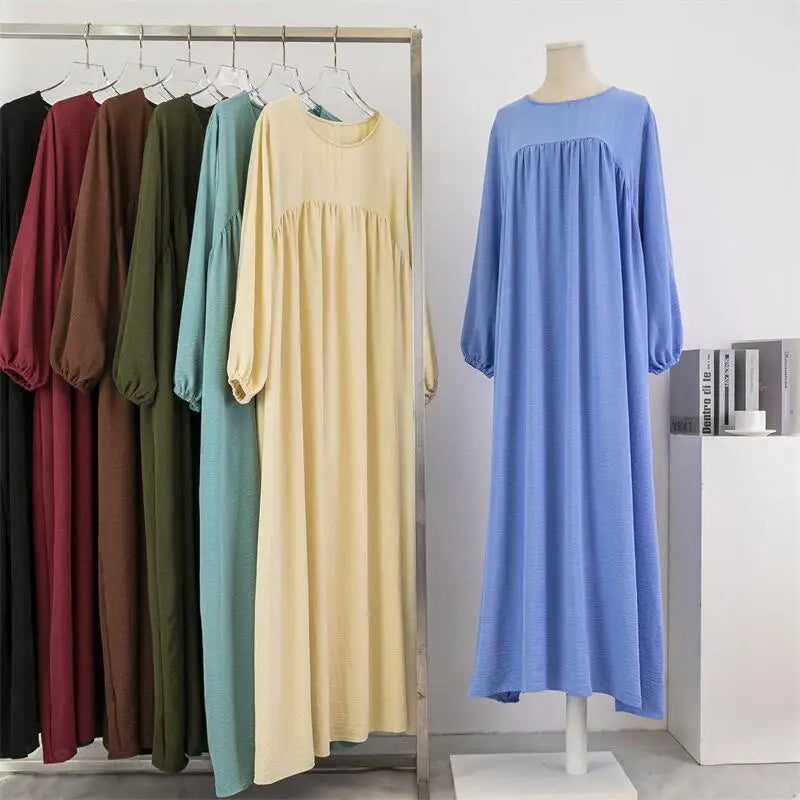 Abaya Muslimisch Kleid Frauen Robe Lang