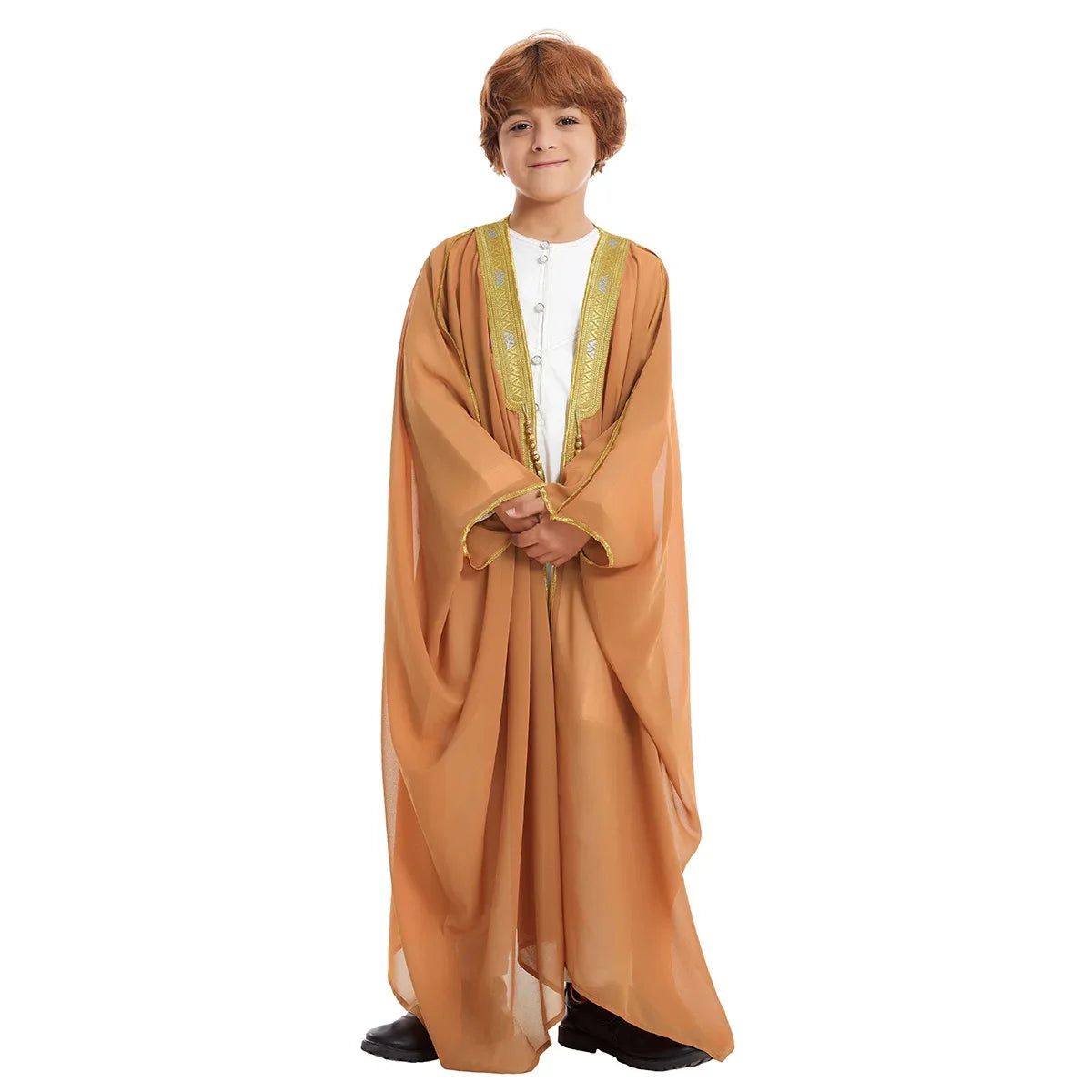 Abaya Muslimische Junge Kinder beten islamische Kleidung Teen Kleid New Fashion Classic