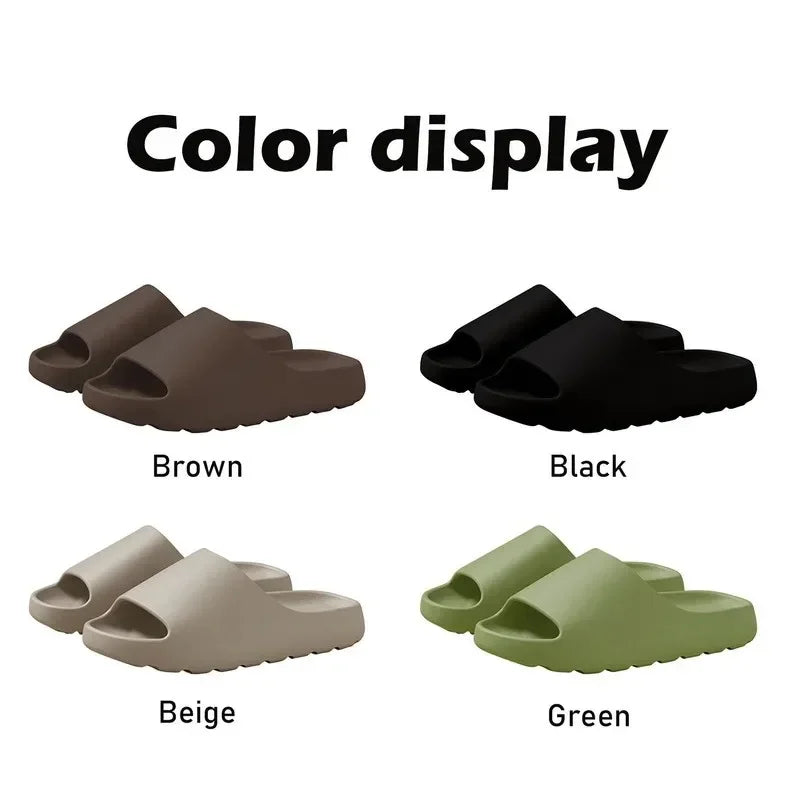 Herren-Hausschuhe mit weicher, dicker Sohle und modischen Sommer-schuhe & Yeezys-Slides für Damen, Strandsandalen