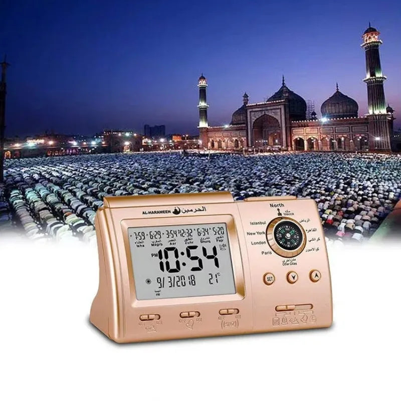 Azan Adhan Tablet Uhr 10,1 "Digitale Kalender Tag Uhr für Islam geschenke