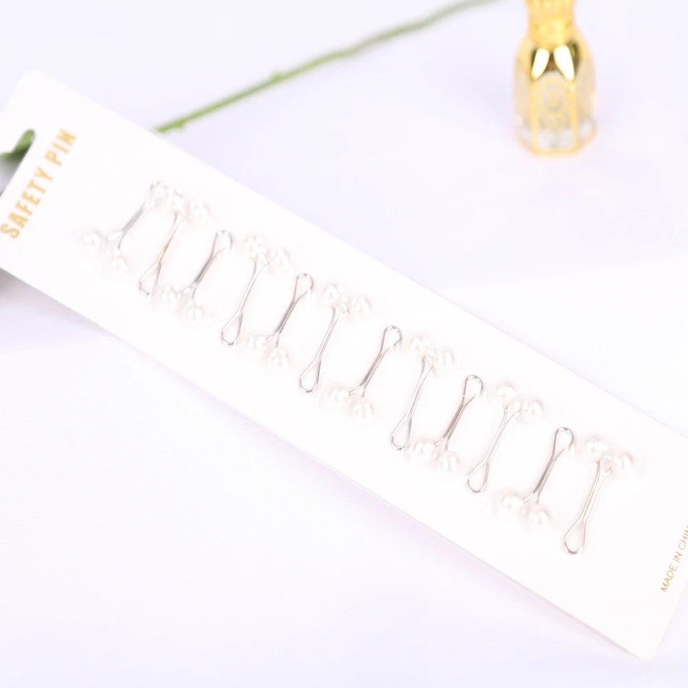 12-teiliges Pin-Clip-Set für muslimische Hijab-Mode, Islam, Turban, Magnetverschluss, neues Kopftuch-Zubehör