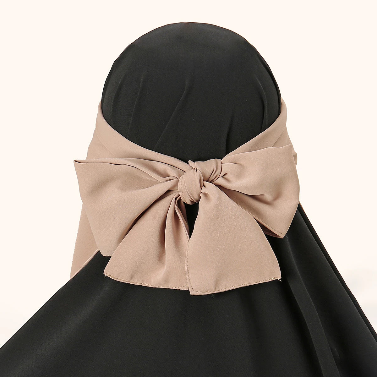 Sunnah Niqab einfarbig, vollständige Gesichtsbedeckung, muslimische Frau, Hijab-Schal, schlichtes Kopftuch,
