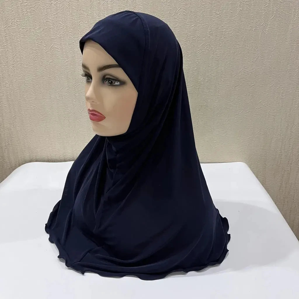 Muslimische Hijabs für Kinder Mädchen 7 bis 12 Jahre alt Islamischer Schal Schals Weiches Stretch Mädchen Kinder Hijabs