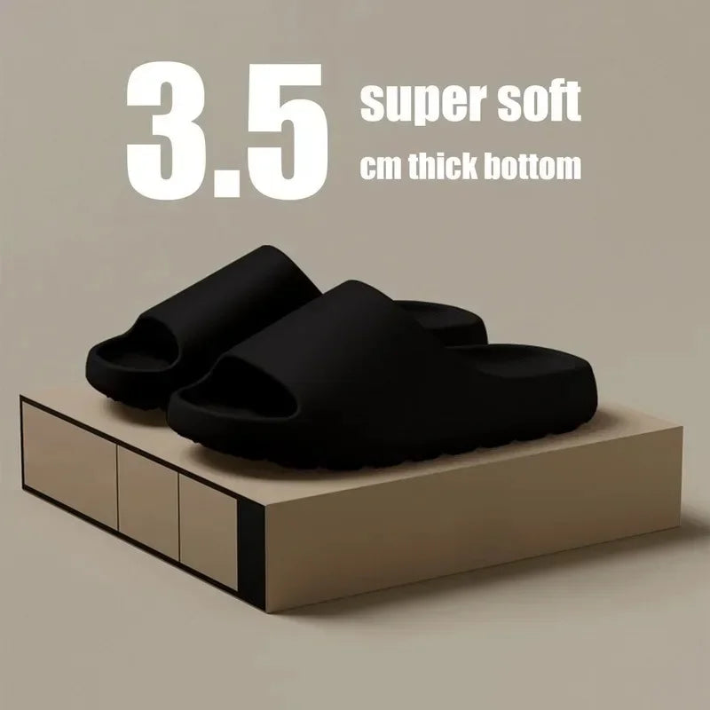 Herren-Hausschuhe mit weicher, dicker Sohle und modischen Sommer-schuhe & Yeezys-Slides für Damen, Strandsandalen
